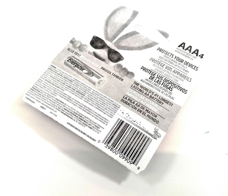 Energizer AAA - 4 pack E92BP-4